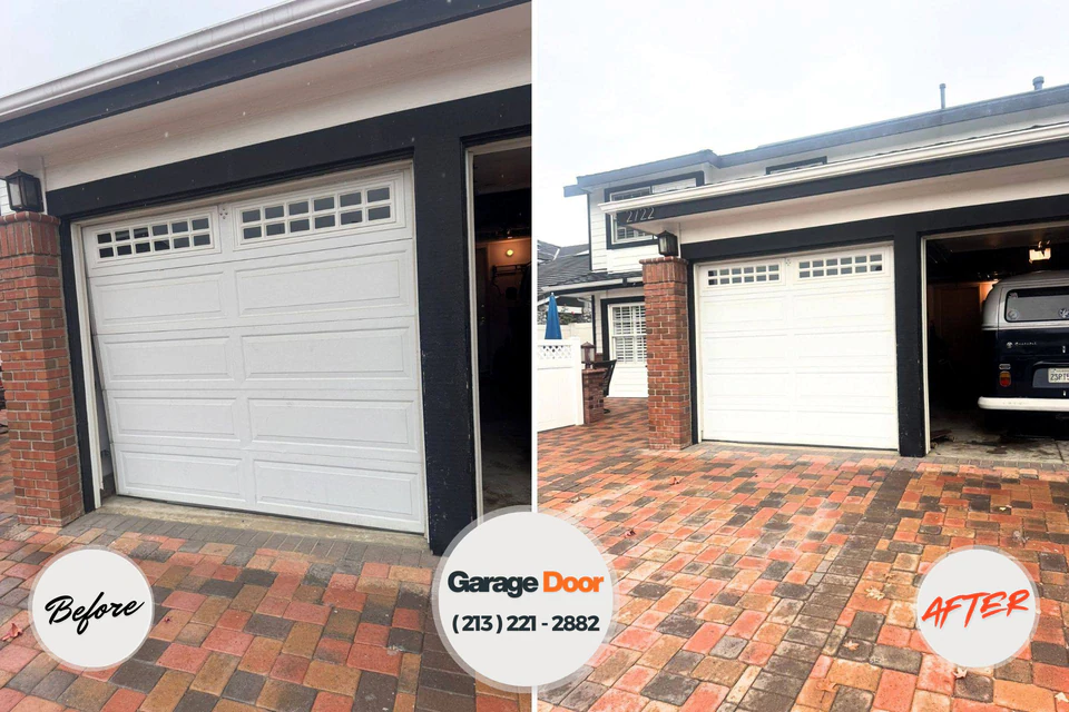 Before and after: garage door repair near me Wallace